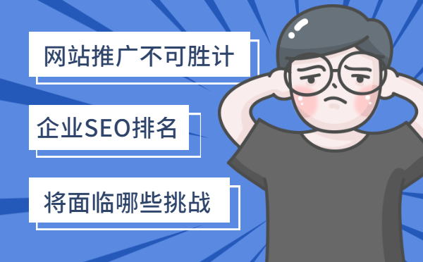 网站推广不可胜计，企业SEO排名将面临哪些挑战 (图1)