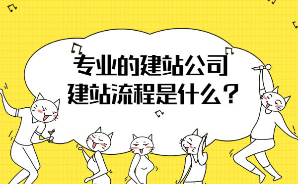 专业的建站公司建站流程是什么？